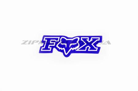 Наклейка   логотип   FOX   (7x1см, 20шт, синий)   (#4907) - 11617