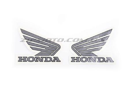 Наклейка   логотип   (mod:Honda  12x9см, 2шт)   (#1855A) - 11636