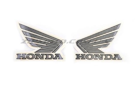 Наклейка   логотип   (mod:Honda  15x3см, 2шт, силикон)   (#4928) - 11638