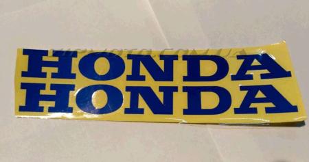 Наклейка   логотип   (mod:Honda  19x5см, синяя)   (#0040) - 11644