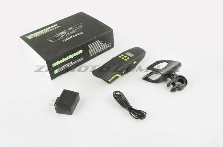 Аудиосистема велосипедная на руль   (влагостойкая, фонарик, рация, МР3/USB/SD/Bluetooth/FM-радио)   (mod:AV126-G)   NEO - 1200