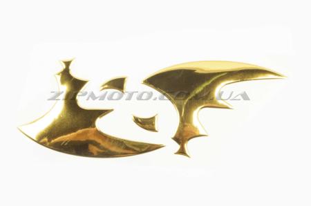 Наклейка   шильдик   WING   (16x6см, золотая)   (#4731) - 12035