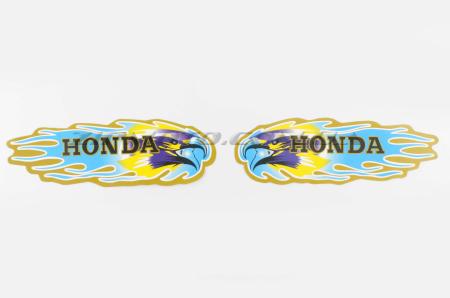Наклейки (набор)   Honda    (19х6см, синие)   (#5793) - 12195