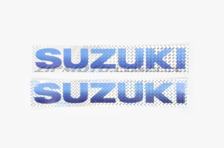 Наклейки (набор)   SUZUKI   (30х5см, синие)   (#7000C) - 12239