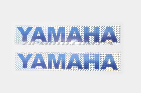 Наклейки (набор)   YAMAHA   (30х5см, синие)   (#6998C) - 12277