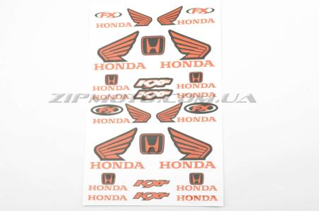 Наклейки (набор)   Honda   (26х18см, 22шт)   (#7044) - 12285