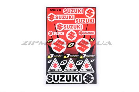 Наклейки (набор)   спонсор   SUZUKI   (30х45см)   (#5987C) - 12445
