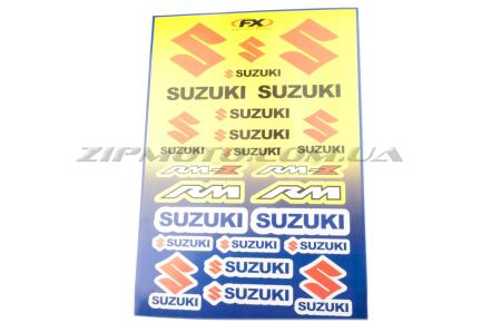Наклейки (набор)   спонсор   SUZUKI   (39х27см)   (#5987G) - 12446