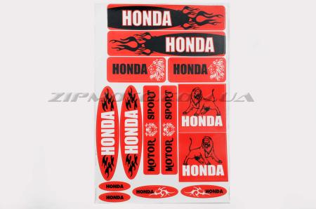Наклейки (набор)   Honda   (32х22см)   E9 - 12582