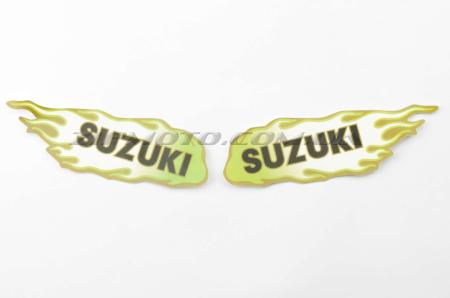 Наклейки (набор)   Suzuki FLAME   (12х4см)   (0332A) - 12632