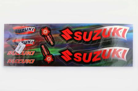 Наклейки (набор)   Suzuki   (48х16см, разноцветные)   SEA - 12638