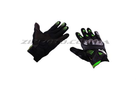 Перчатки   ALPINESTARS   (mod:3, size:XL, черно-зеленые) - 14132