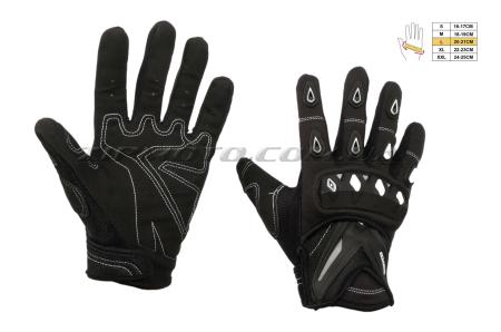 Перчатки   SCOYCO   (mod:MC-10, size:L, черные, текстиль) - 14217