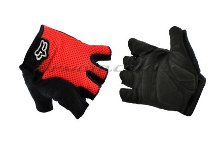 Перчатки без пальцев   GLOVE   (mod:Freeride, size:L, красные)   FOX - 14342