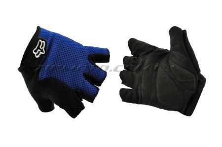 Перчатки без пальцев   GLOVE   (mod:Freeride, size:L, синие)   FOX - 14343