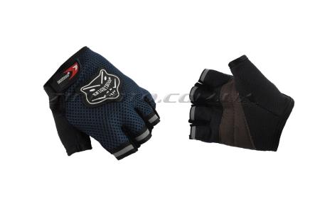 Перчатки без пальцев   (mod:002, size:L, синие)   KNIGHTOOD - 14358