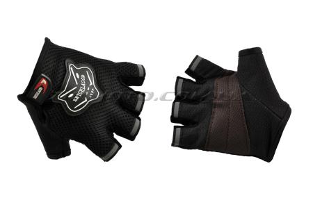 Перчатки без пальцев   (mod:HD-10, черные)   KNIGHTOOD - 14370