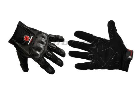 Перчатки   SCOYCO   (mod:HD-12, size:M, черные, текстиль, карбон) - 14414
