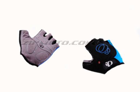 Перчатки без пальцев   (mod:1, size:L, черно-синие)   IP - 14446