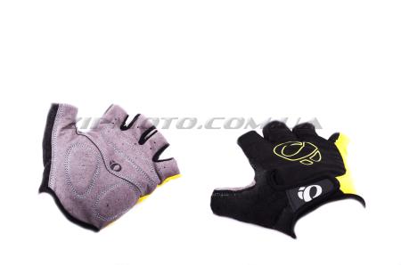 Перчатки без пальцев   (mod:1, size:XL, черно-желтые)   IP - 14449