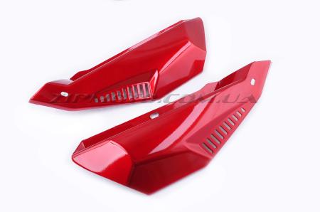 Пластик   Delta   боковая пара на бардачок   (красный)   KOMATCU - 14670