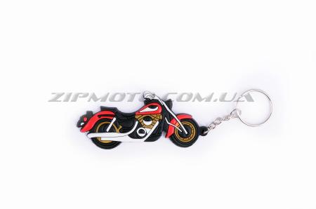 Брелок резиновый   чоппер   (красный)   HONDA SHADOW   (#YSK008) - 1885