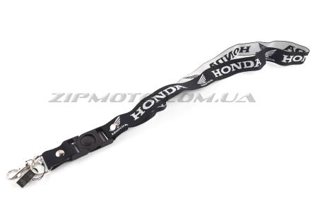 Ремешок для ключей   HONDA   (черный, mod:WL-HA003) - 20588