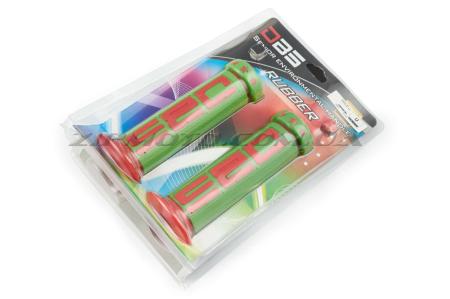 Ручки руля   (mod:1, зелено-красные)   DBS   (#YMBT) - 21396