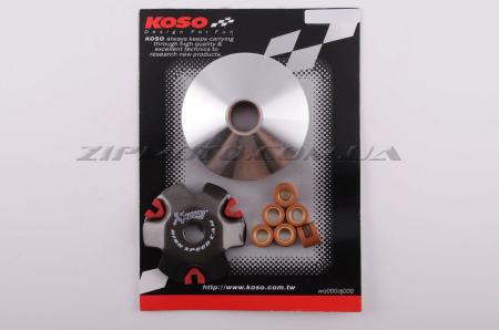 Вариатор передний (тюнинг)   Honda DIO AF27   (медно-граф. втулка, ролики латунь)   KOSO - 2318