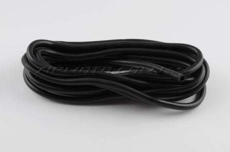 Шланг топливный   Ø5mm, 5 метров   (резиновый, черный, эластичный) - 26319