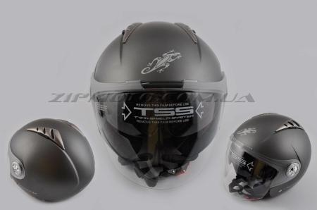 Шлем открытый   (mod:545) (size:XL, серый матовый, солнцезащитные очки)   LS2 - 26528