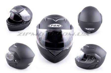 Шлем трансформер   (mod:111) (size:XL, черный матовый, + солнцезащитные очки)   FGN - 26613