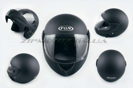 Шлем трансформер   (mod:266) (size:L, черный матовый)   FGN - 26616