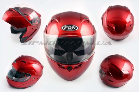Шлем трансформер   (mod:688) (size:L, красный, солнцезашитные очки)   FGN - 26618