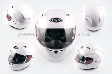 Шлем трансформер   (mod:688) (size:M, белый, солнцезашитные очки)   FGN - 26622