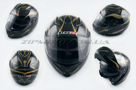 Шлем трансформер   (size:XL, черно-желтый, + солнцезащитные очки)   LS-2 - 26734