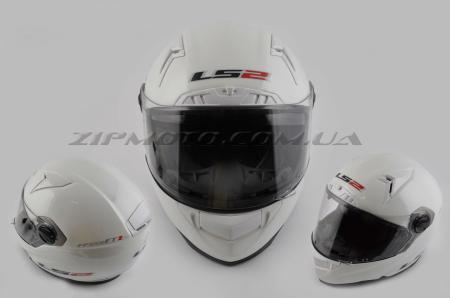 Шлем-интеграл   (mod:385/396) (size:S, белый, солнцезащитные очки)   LS-2 - 27001