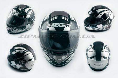 Шлем-интеграл   O`SHOW   (size:XL, черно-белый)  - 27048