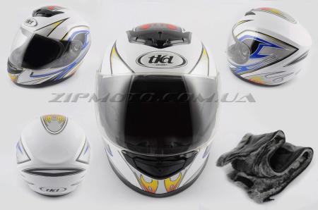 Шлем-интеграл   (mod:101) (size:L, белый, воротник)   TKD - 27071