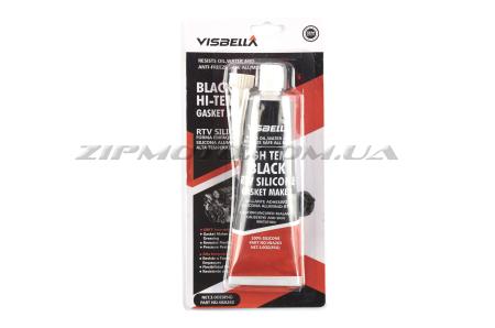 Герметик силиконовый   85мл   (черный)   VISBELLA - 2773