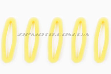 Элемент воздушного фильтра мотокосы   круглый   (поролон с пропиткой, 5шт в упаковек)   (желтый)   AS - 28560