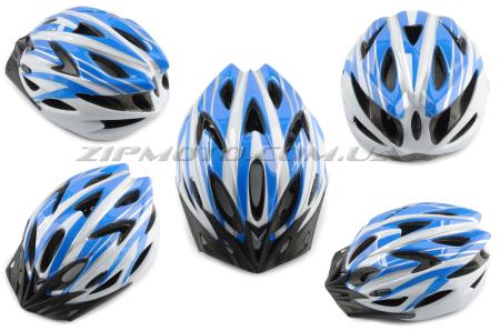 Шлем кросс-кантри   (size:M, бело-синий)   VV - 29726
