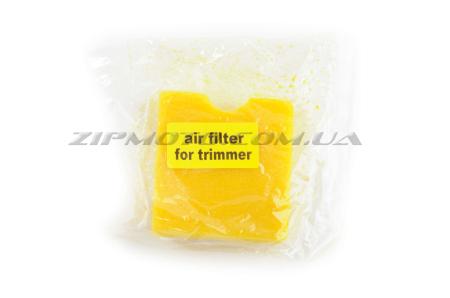 Элемент воздушного фильтра мотокосы   квадратный   (поролон с пропиткой)   (желтый)   AS - 29787