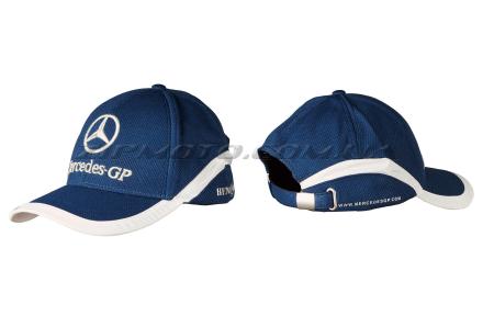 Бейсболка   Mercedes-Benz   (синяя, 100% хлопок) - 30041
