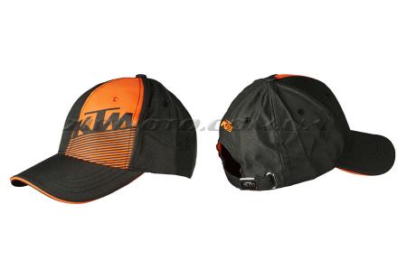 Бейсболка   KTM   (черно-оранжевая, 100% хлопок) - 30049