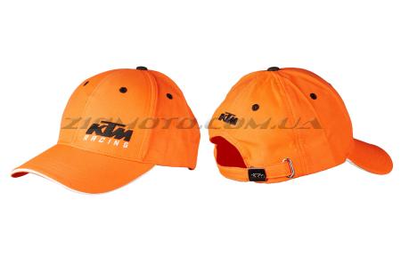 Бейсболка   KTM RACING   (оранжевая, 100% хлопок) - 30050