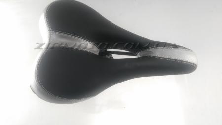 Седло велосипедное   (mod:3)   (спортивное, серо -черное)   YAT - 31454