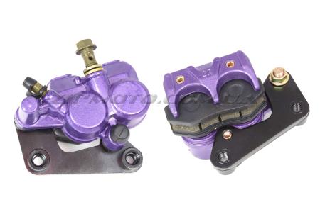 Суппорт тормозной   (дисковый)   4T GY6 50/150   (задний двухпоршневой) (фиолетовый)   GRBD - 32140