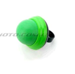 Сигнал велосипедный воздушный   кнопка (силикон, черно-зеленый)   VELL - 32671
