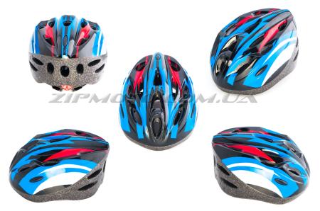 Шлем кросс-кантри   (бело-синий)   DS - 32925